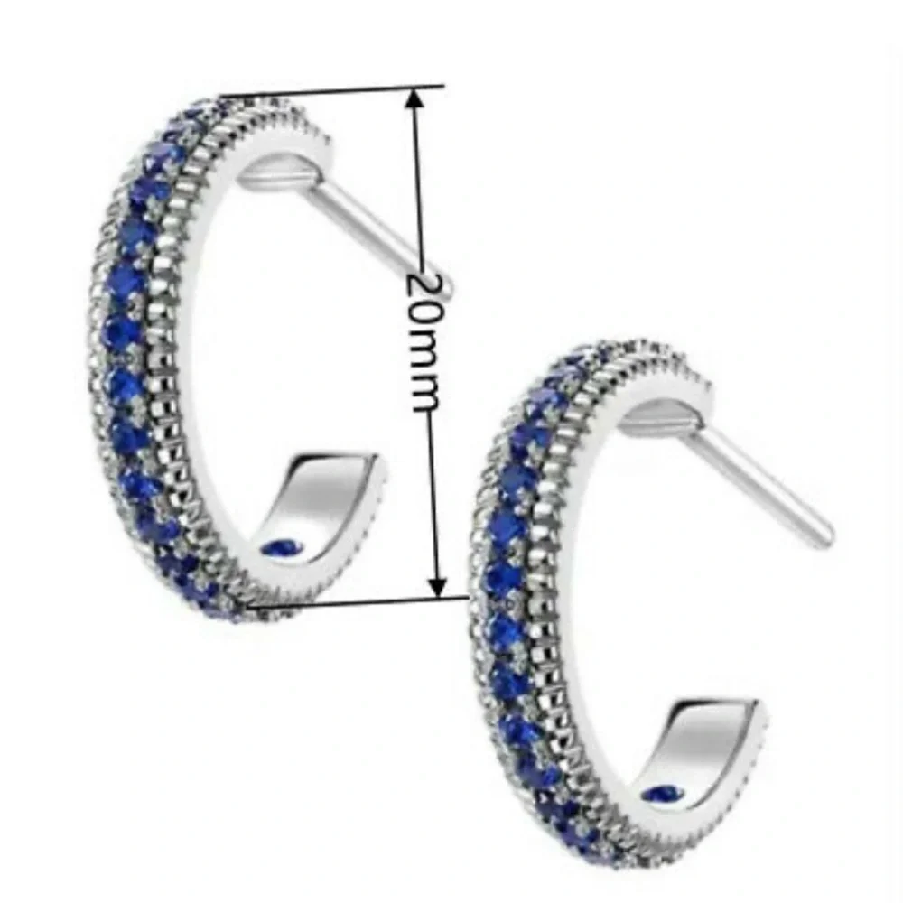 New Sterling silver earrings - Picture 2 of 2